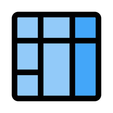 Yan çubuk bölümleri olan sol üst içerik sütunları