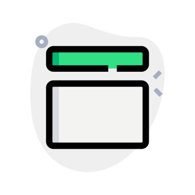 Üst yatay blok ve içerik gövde parçası düzeni