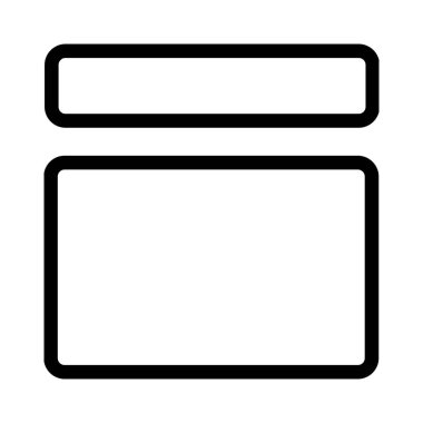 Üst yatay blok ve içerik gövde parçası düzeni