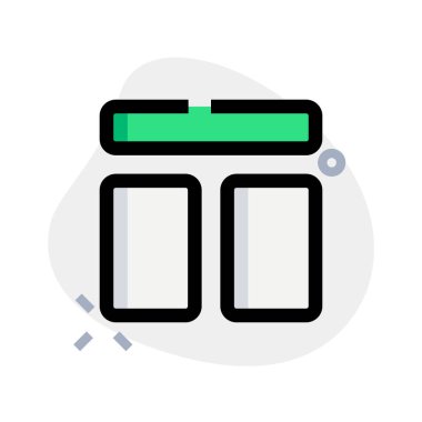 Bölünmüş gövde parçasına sahip üst düzey düzen