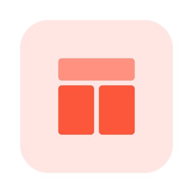 İçerik gövdesinden ayrılmış düzenle en üstte başlık