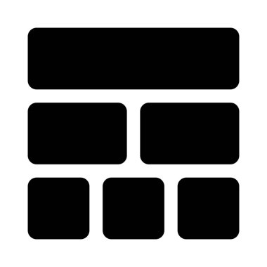 Geniş yatay sütuna sahip çoklu bölümler