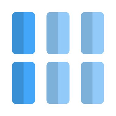 Sütun düzeninin dikey ızgara şablonu