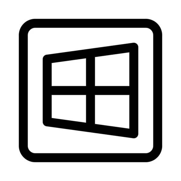 计算机操作系统公司标识类型布局模板 — 图库矢量图片