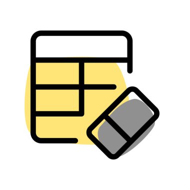 Çalışma kitabı formüllerini izole edilmiş silgi ile sil