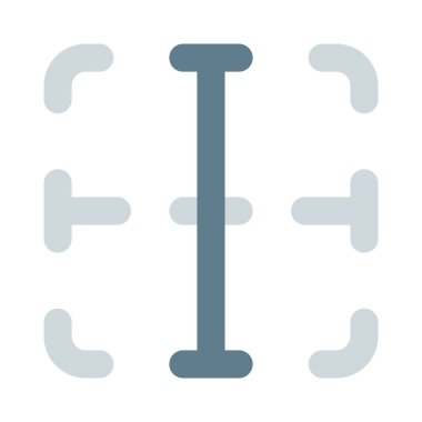 İçerideki dikey kenar, hesap tablosu arayüzüne bölündü