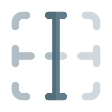 İçerideki dikey kenar, hesap tablosu arayüzüne bölündü