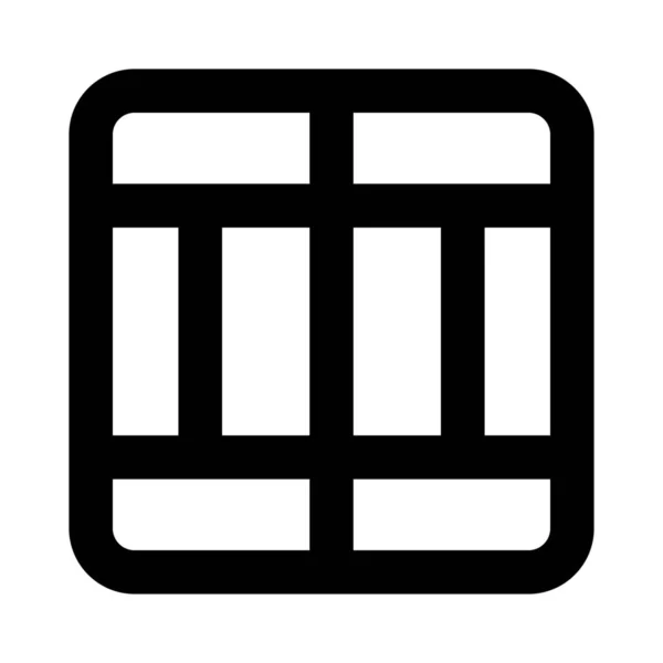 Интерфейс Выбора Таблицы Таблицы Разделения — стоковый вектор