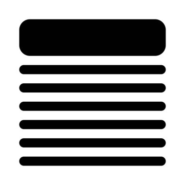 Metin gövdesi biçimi olan sayfa başlığı