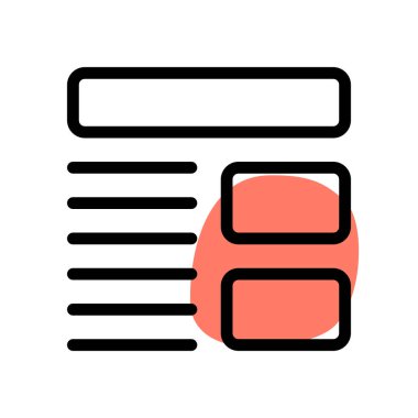 Başlıklı ve resimli modern tasarım haber biçimi