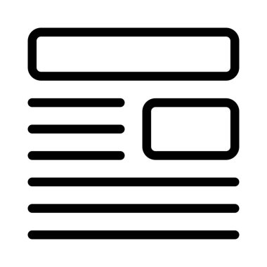 Gazete başlıkları ve resim eklentileri biçimi