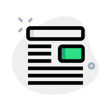 Gazete başlıkları ve resim eklentileri biçimi