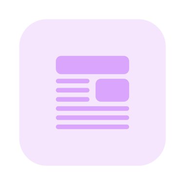 Gazete başlıkları ve resim eklentileri biçimi