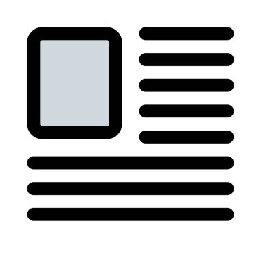 Sol tarafta resim eklentisi olan örnek biyo veri biçimi