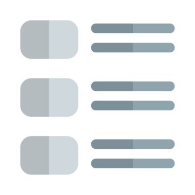 Resim ve metin eklentisi olan başlıkların düzeni