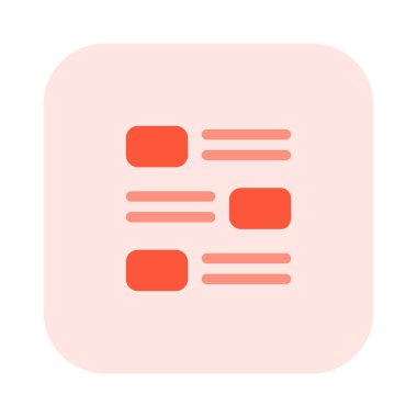 Ortam ve metin düzeninin zigzag biçimi