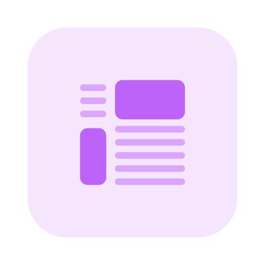 Mevcut sorunları resimlerle temsil eden gazete makalesi