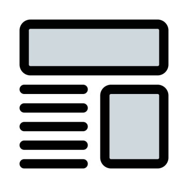 Resim ve metin materyallerinin akademik ders kitabı bölüm temsili