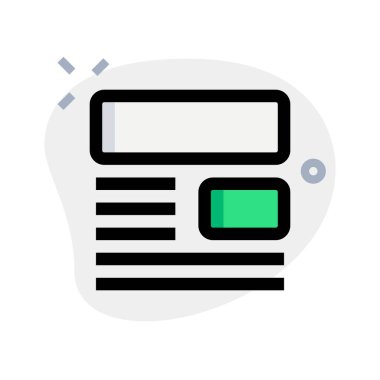 Geleneksel özgeçmiş biçimi tasarım şablonu