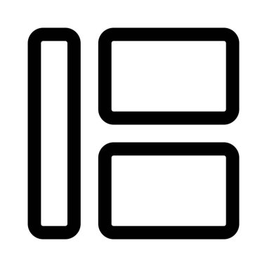 Çoklu gövde bölümü ile sağdan sütuna