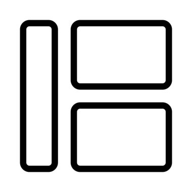 Çoklu gövde bölümü ile sağdan sütuna