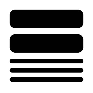 Ana sayfada metin gövdesi olan çift başlık