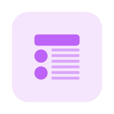 Raporun sol köşesinde bilgi grafikleri düzeni