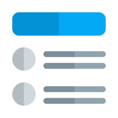 İçerik şablonu düzenine sahip başlık