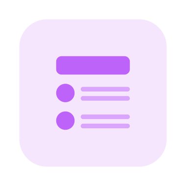 İçerik şablonu düzenine sahip başlık