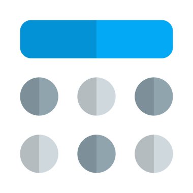 Çember listesi ve en üstteki görünüm mimari çizimi