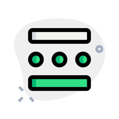 Mekanik bölüm çiziminin kesit görünümü