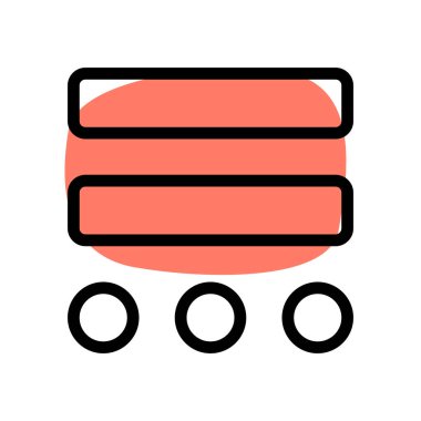 Yuvarlak boyut çizim düzenine sahip çift çubuk