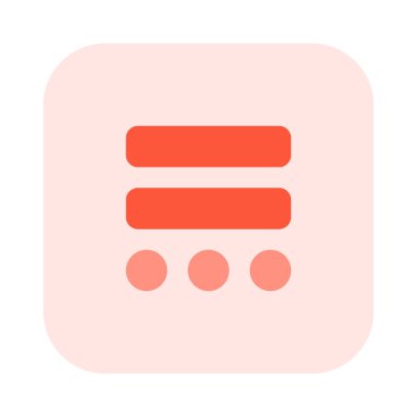 Yuvarlak boyut çizim düzenine sahip çift çubuk