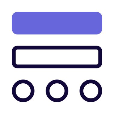 Yuvarlak boyut çizim düzenine sahip çift çubuk