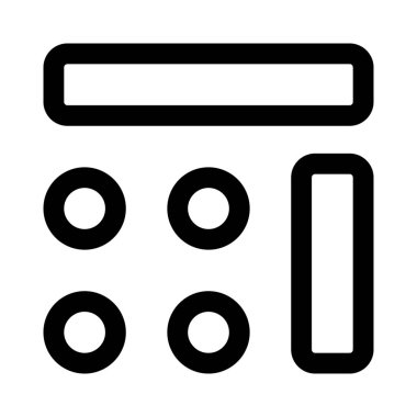 Boyutları olan sert malzeme yuvarlak çubuk düzeni