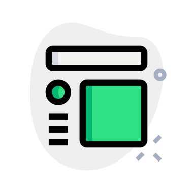 Malzeme düzeninin farklı şekilleri - mühendislik çizimi