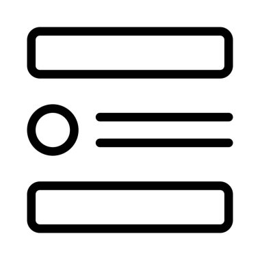 Farklı şekil ve boyutlarda sert çerçeve yuvarlak çubuk düzeni