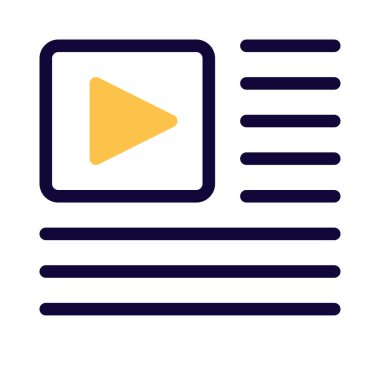 Ortam klipsli web sayfası paragrafı