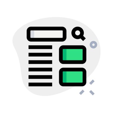 Arama motoru platformunda solda en iyi 10 sonuç gösterildi