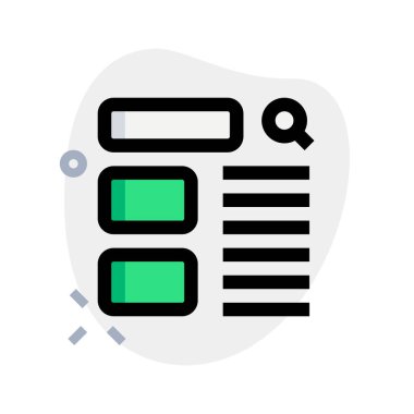 En iyi 10 sonuç bir arama motoru platformunda görüntülendi