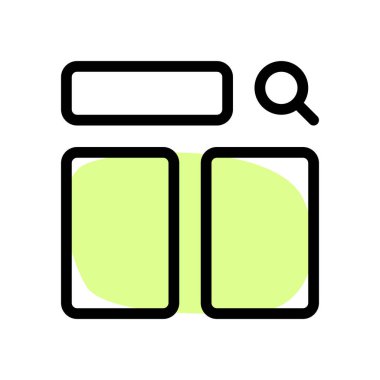 Çift büyük dikdörtgen kutular ile grafiksel sonuç aranıyor