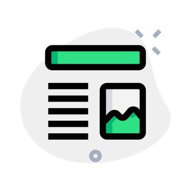 Resimli haber yazısı sağ tarafta