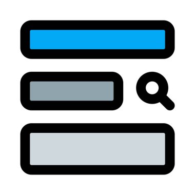 Büyüteçle çoklu arama çubuğu