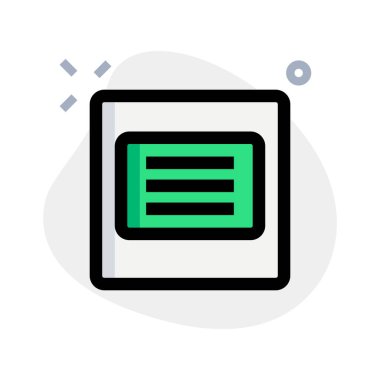 Dosya biçimi şablon tasarımı beyaz arkaplanda izole edildi