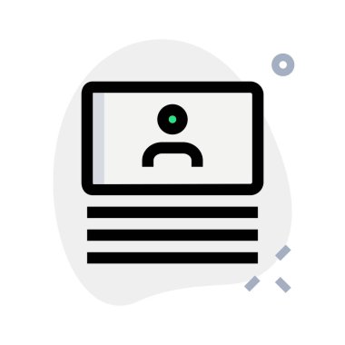 Metin gövdesinde kullanıcı sosyal medya bio bilgisi