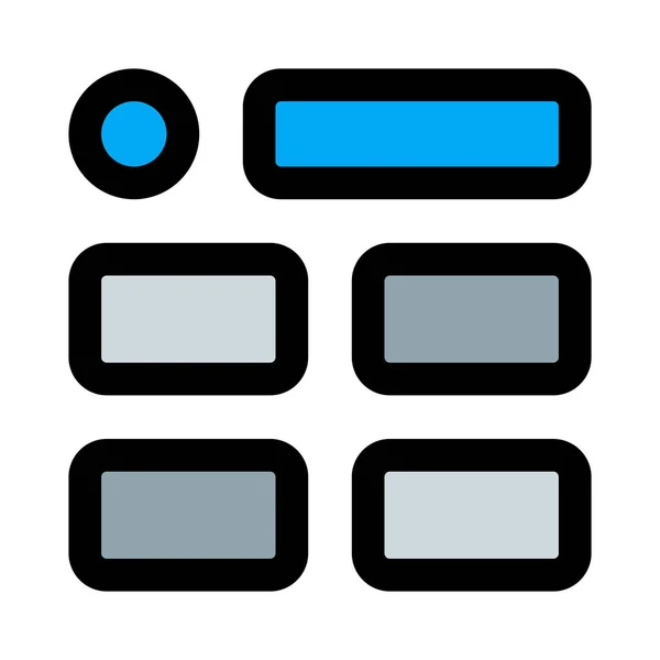 Machine Tekening Lay Out Van Een Materiaal Met Afmetingen — Stockvector