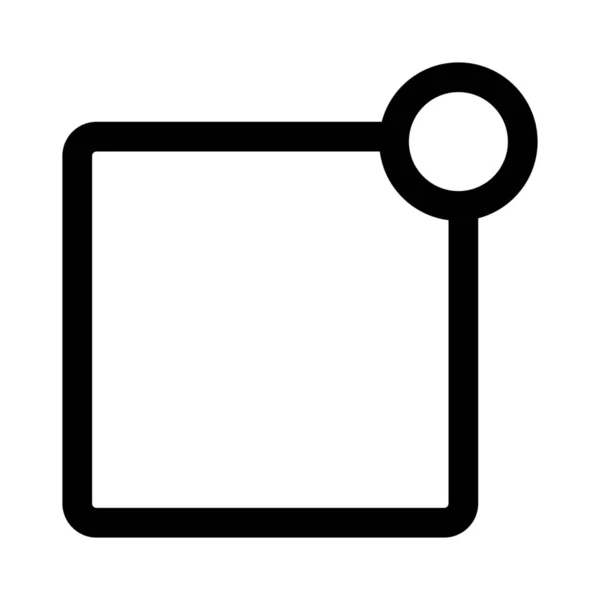 円点付きブランクファイル形式アプリケーション — ストックベクタ