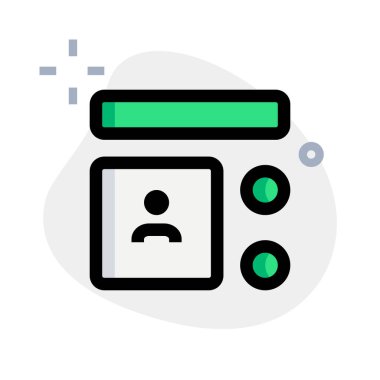 Profil resmi bilgi grafikleriyle sol tarafa eklendi