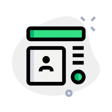 Analizli sosyal medya kullanıcı profili resmi