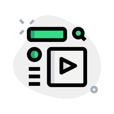 Analitik şablonu olan rastgele bir klip bulunuyor